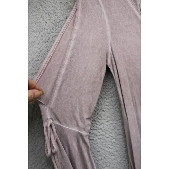 American Eagle Outfitters Slit Arm Bell Sleeves Tie Dress-Size Small/Petite-Boho - Picture 2 of 7